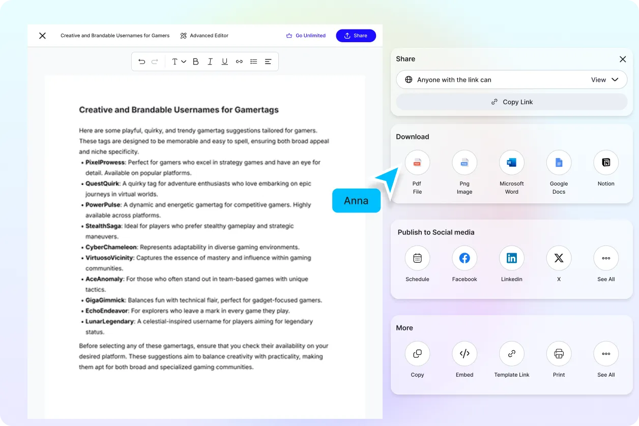 Free AI Gamertag Generator, Free Gamertag Maker Online